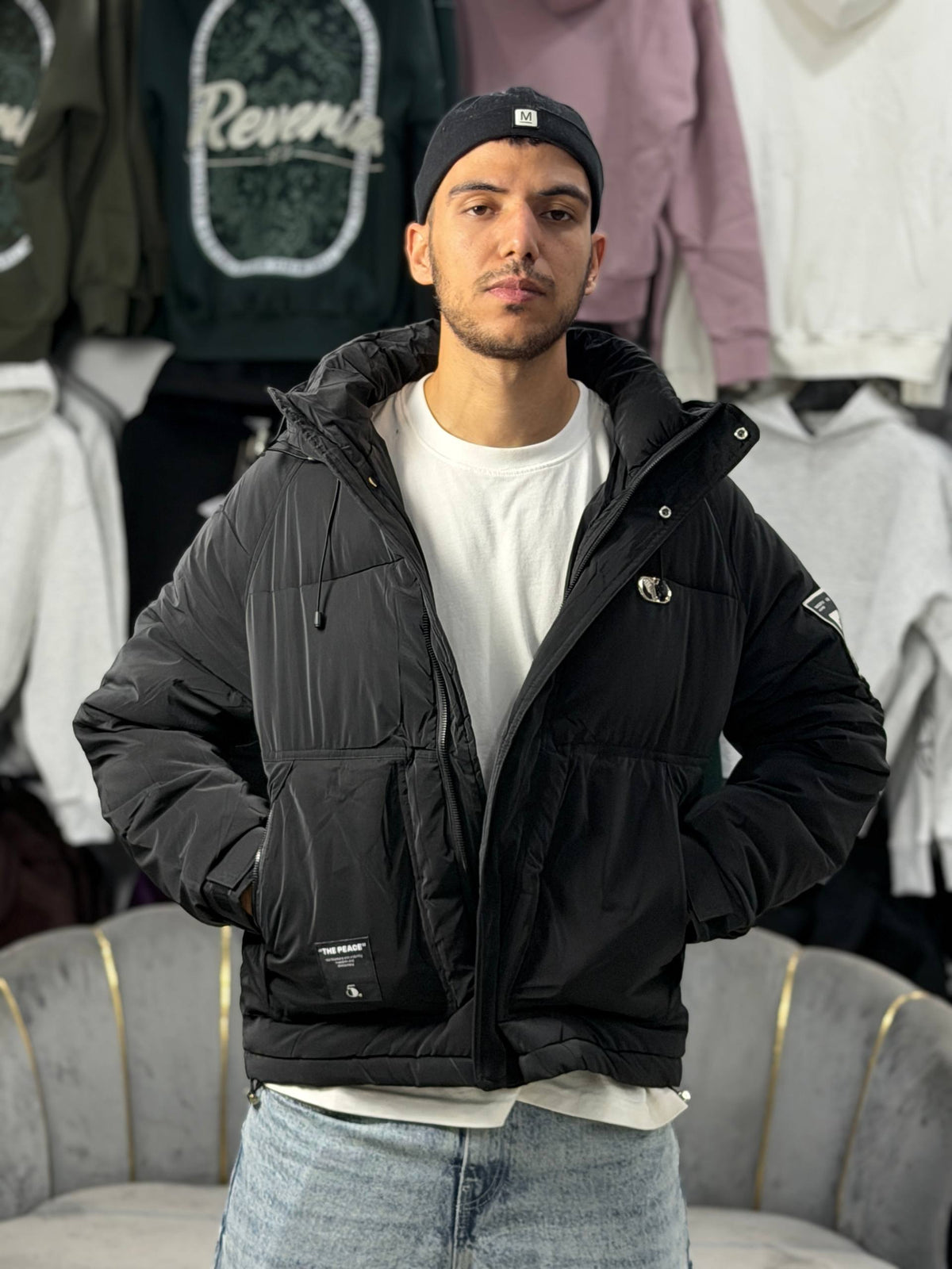 PUFFER JACKET VHSK10 - BLACK