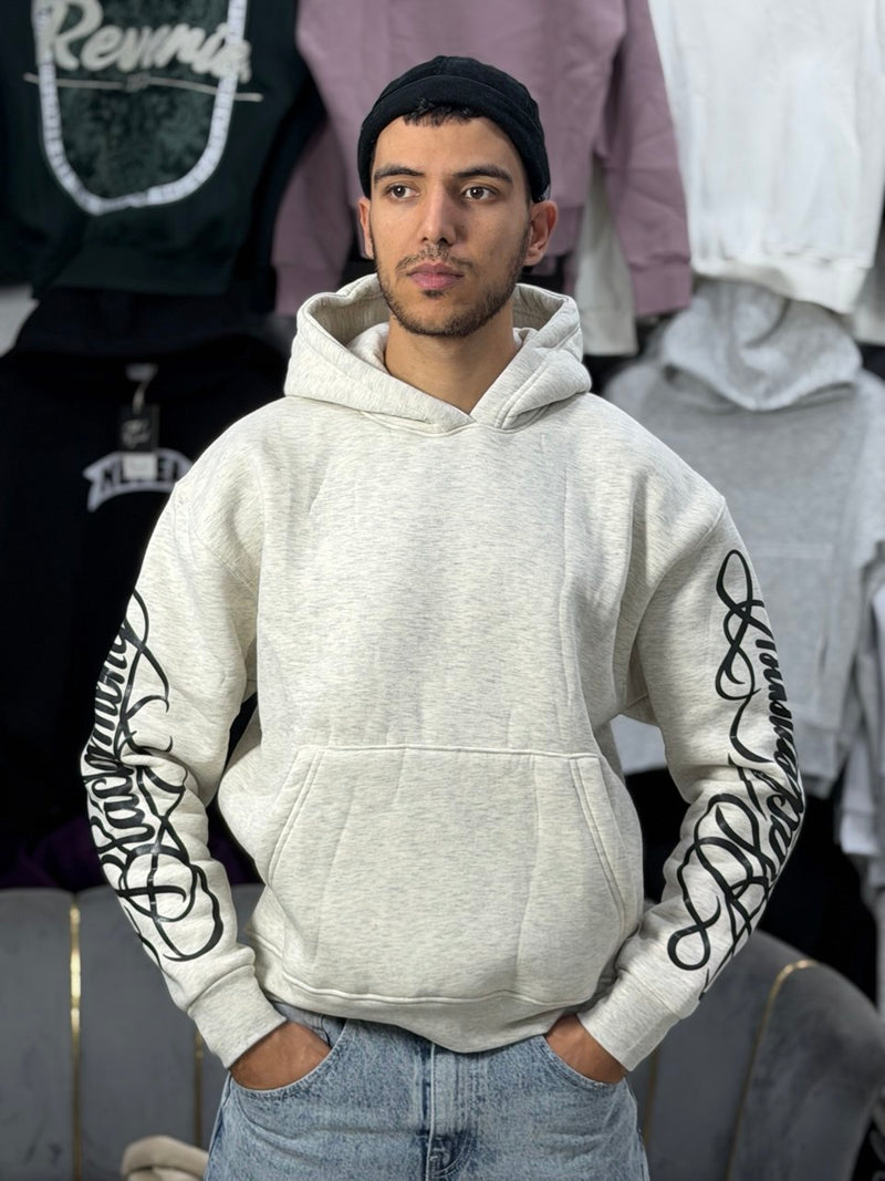 Hoodie Shadow Hands Grey