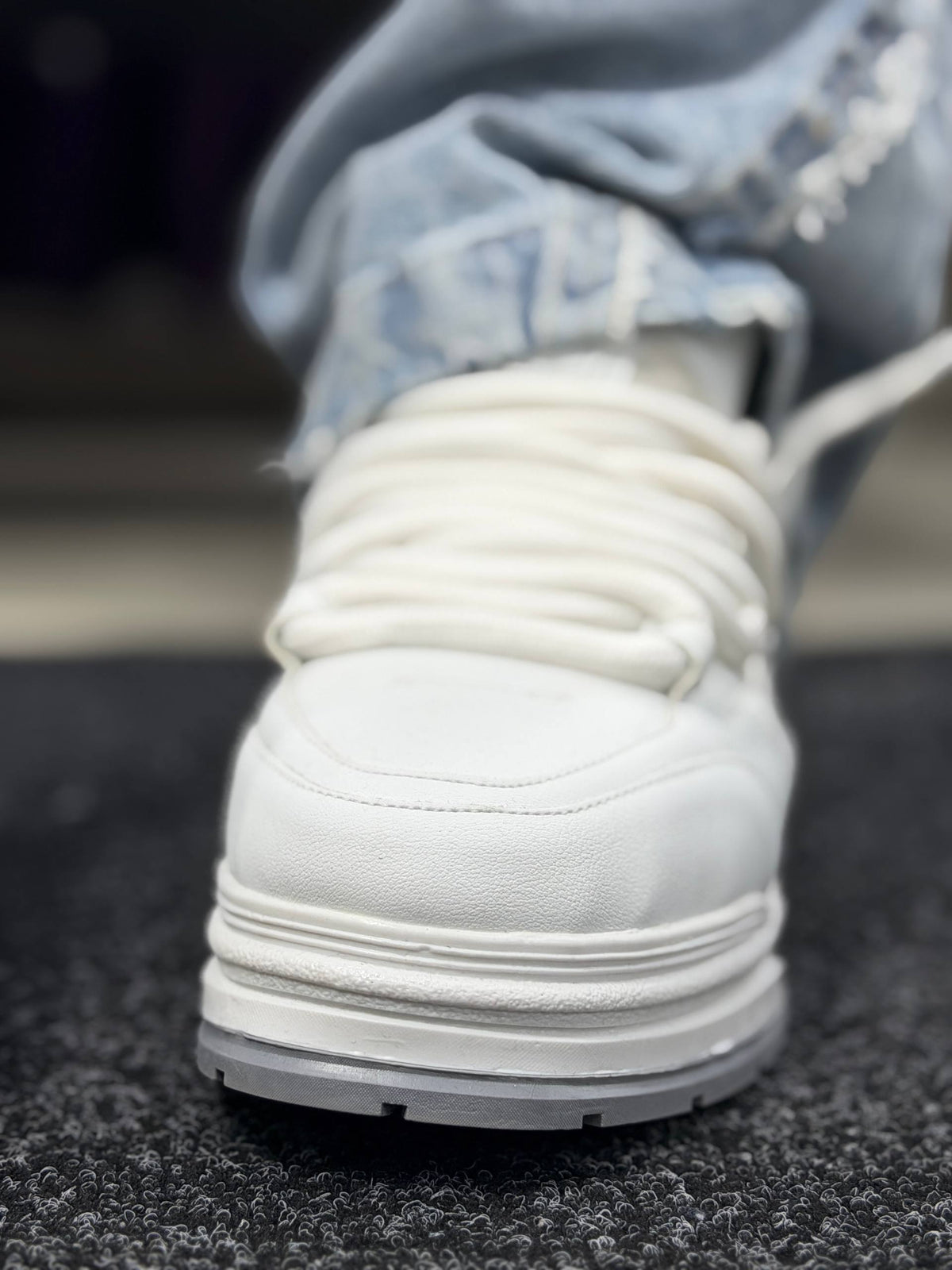 BERSHKA BASKETS WHITE SHOES