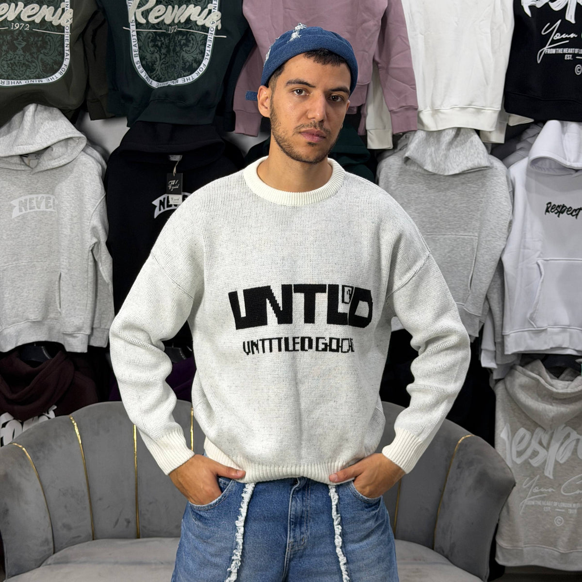 Sweatshirt UNTITLEDGOODS - WHITE