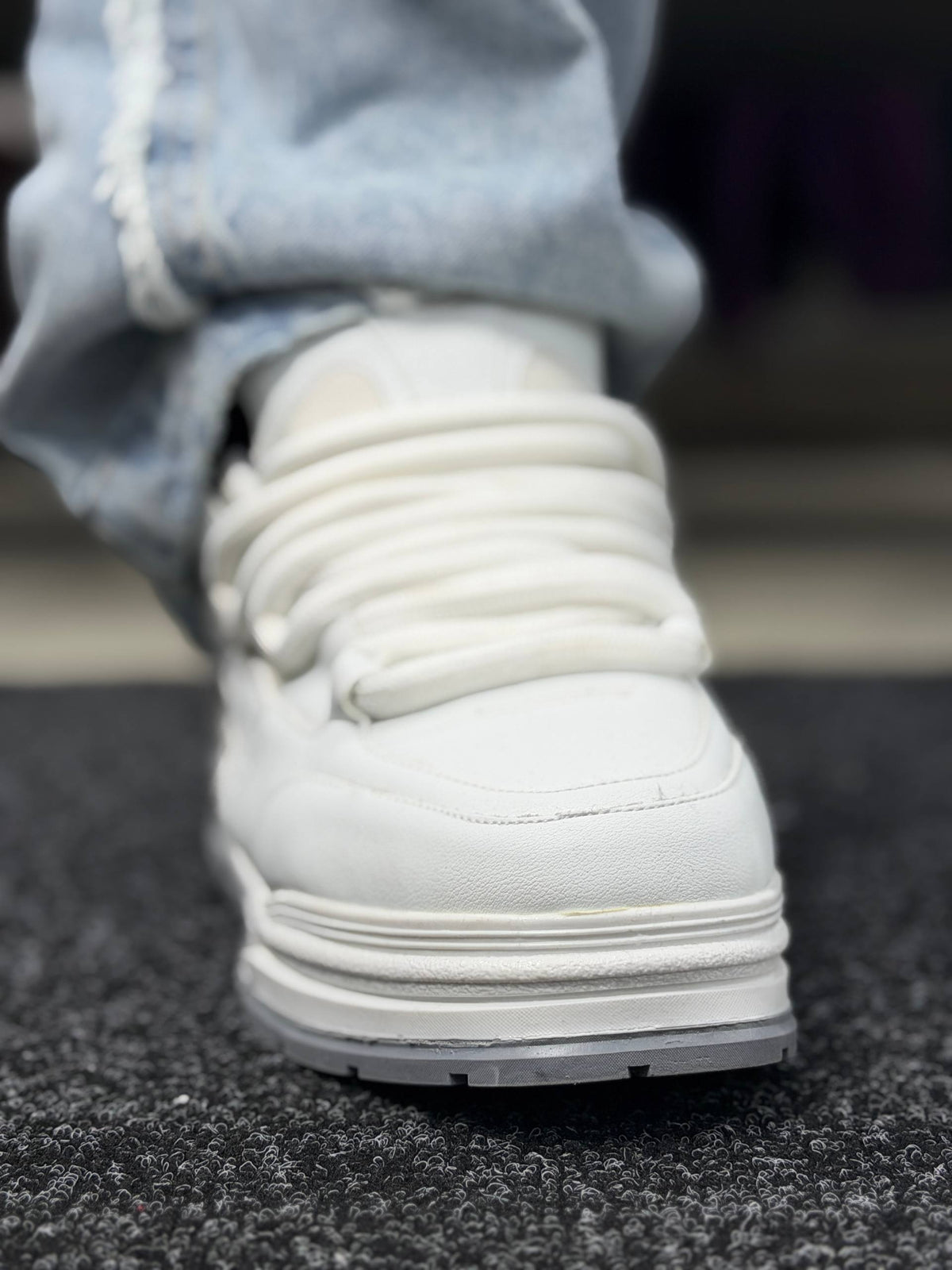 BERSHKA BASKETS WHITE SHOES