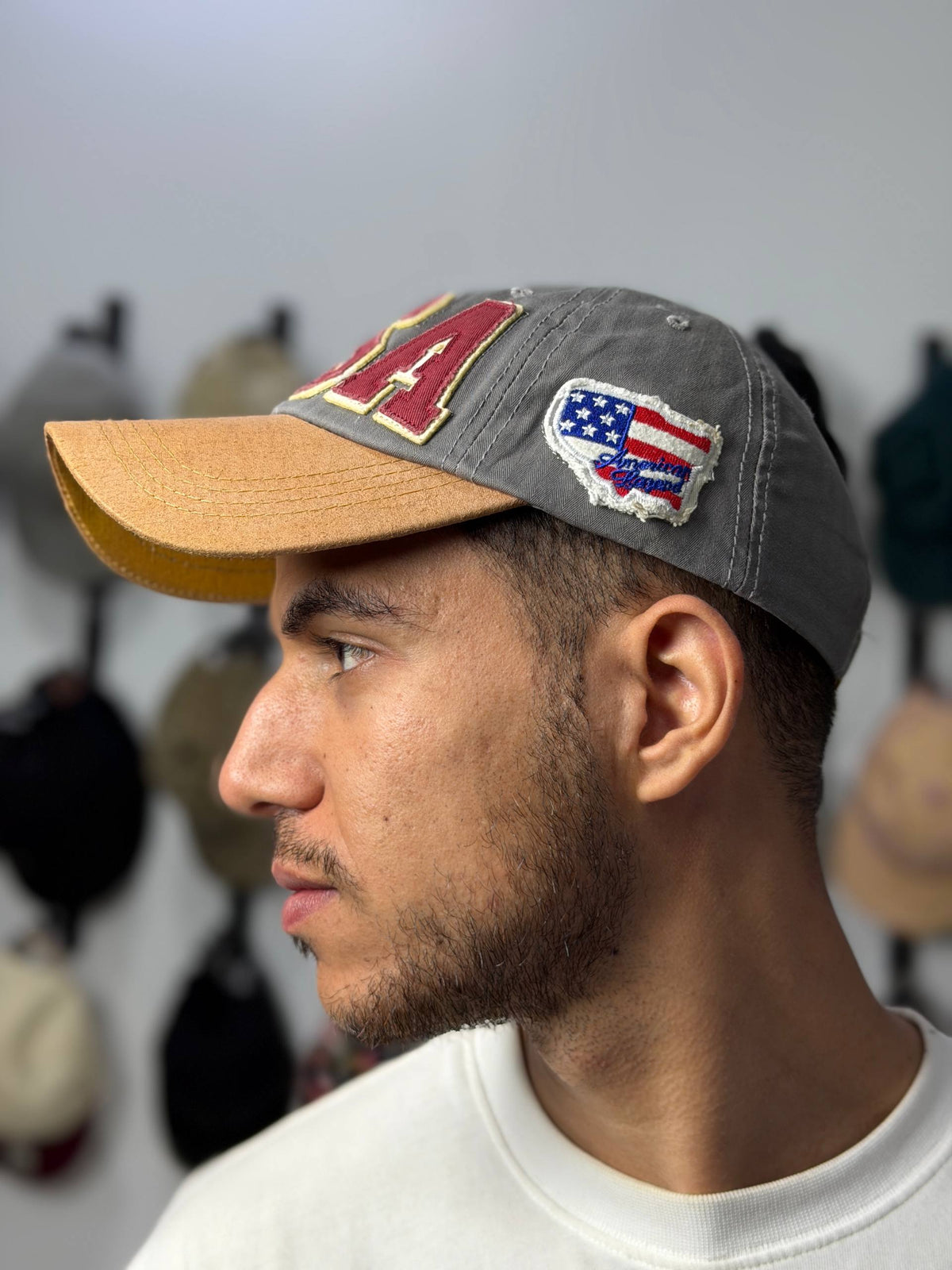 Cap Vintage 70s Trucker Grey
