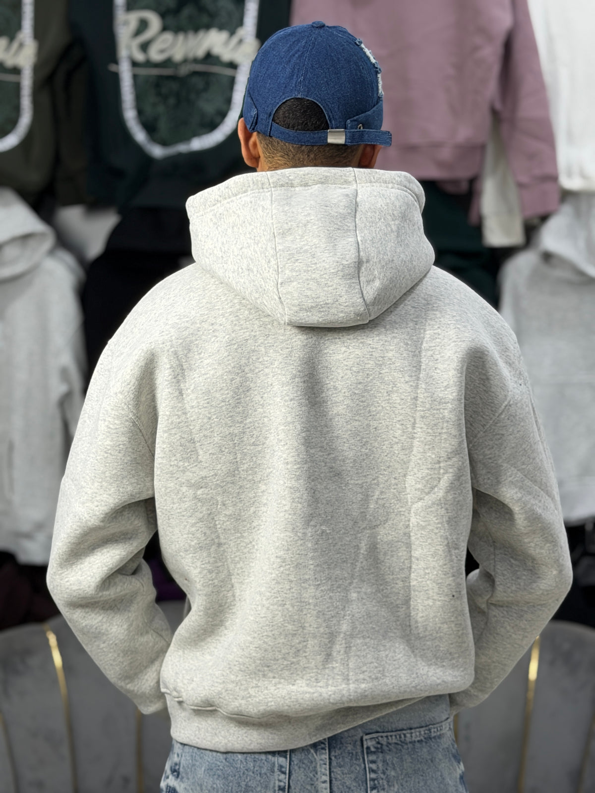 ATHLETIC ZIPPER HOODIE - WHITE