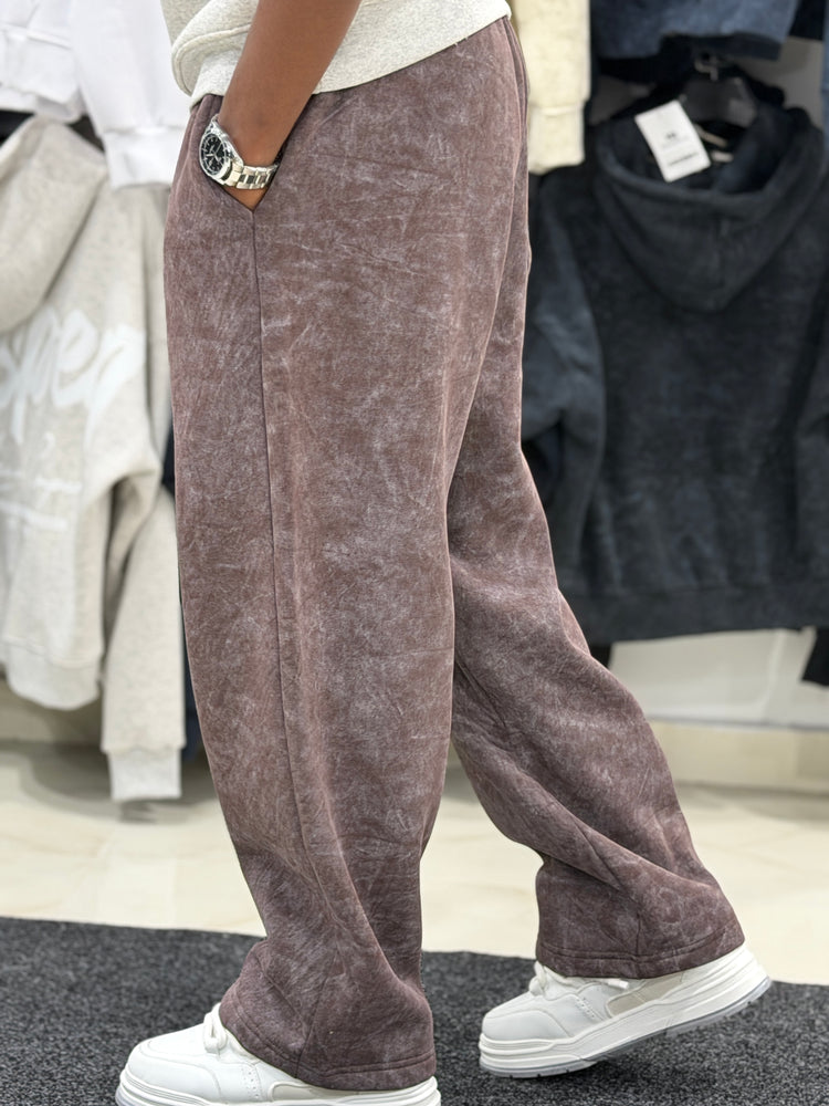 DELAVE BAGGY CTT PANT - BROWN