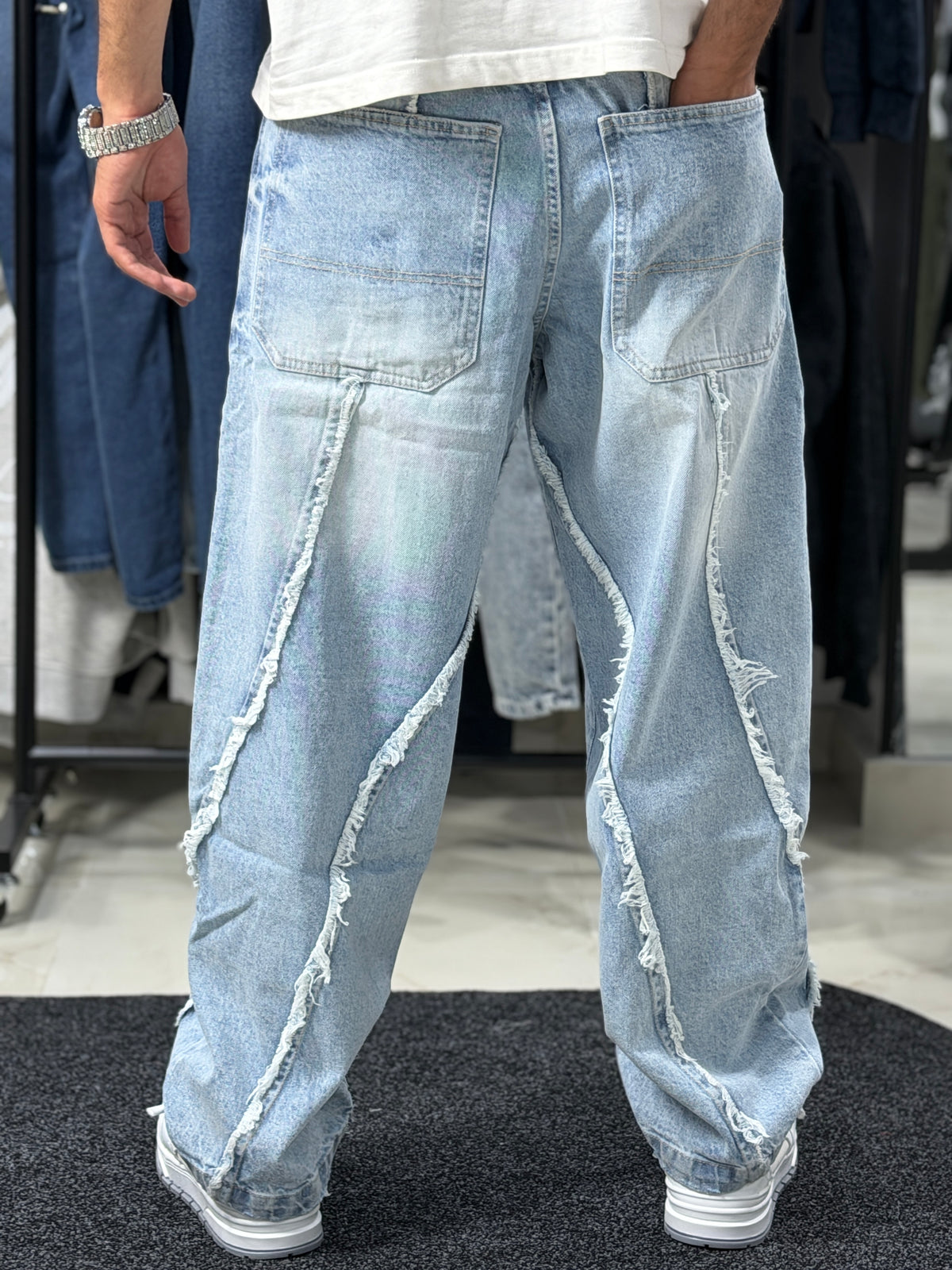 SUPERBAGGY JEANS VMJ23 - SKYBLUE