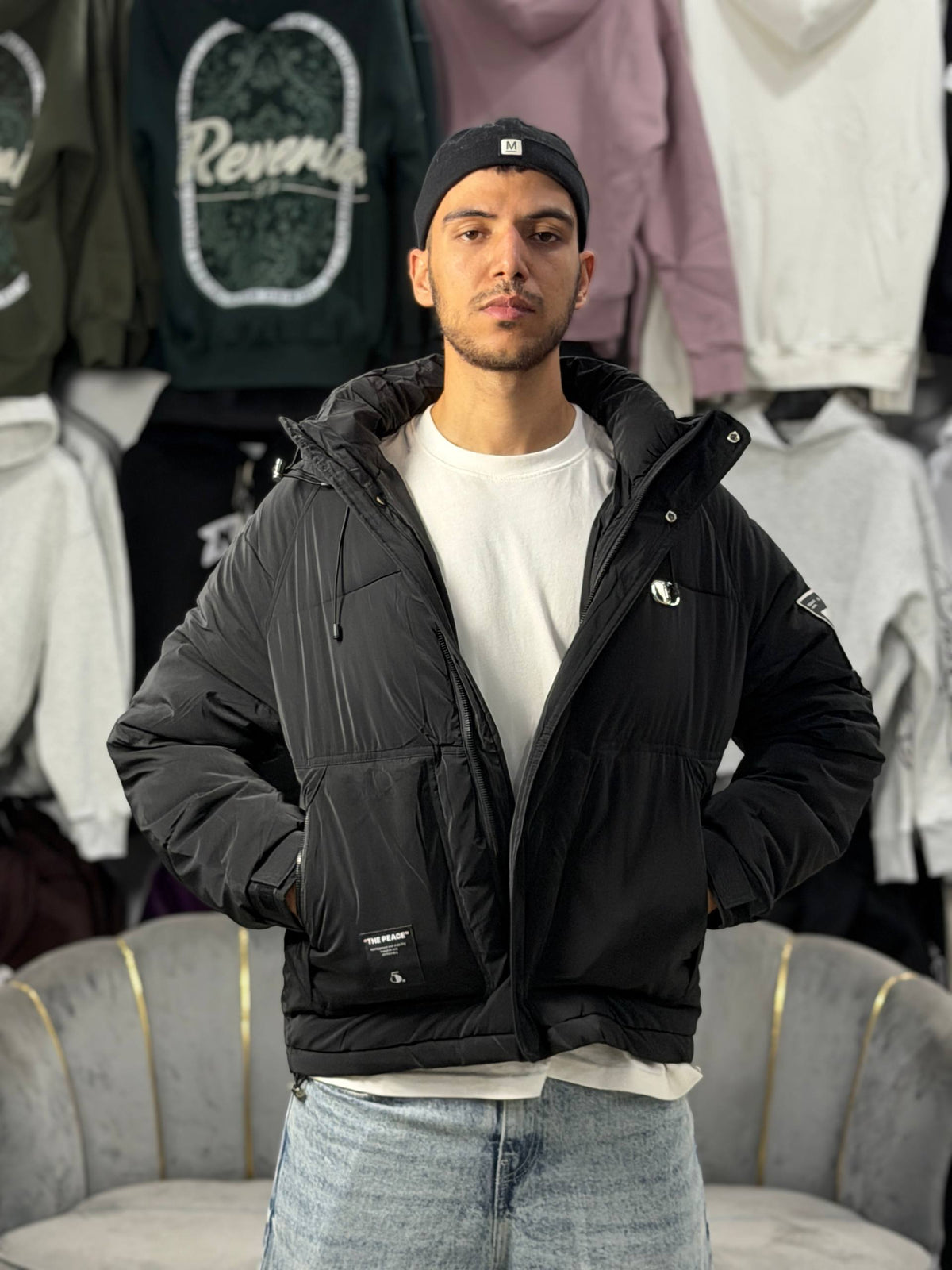 PUFFER JACKET VHSK10 - BLACK