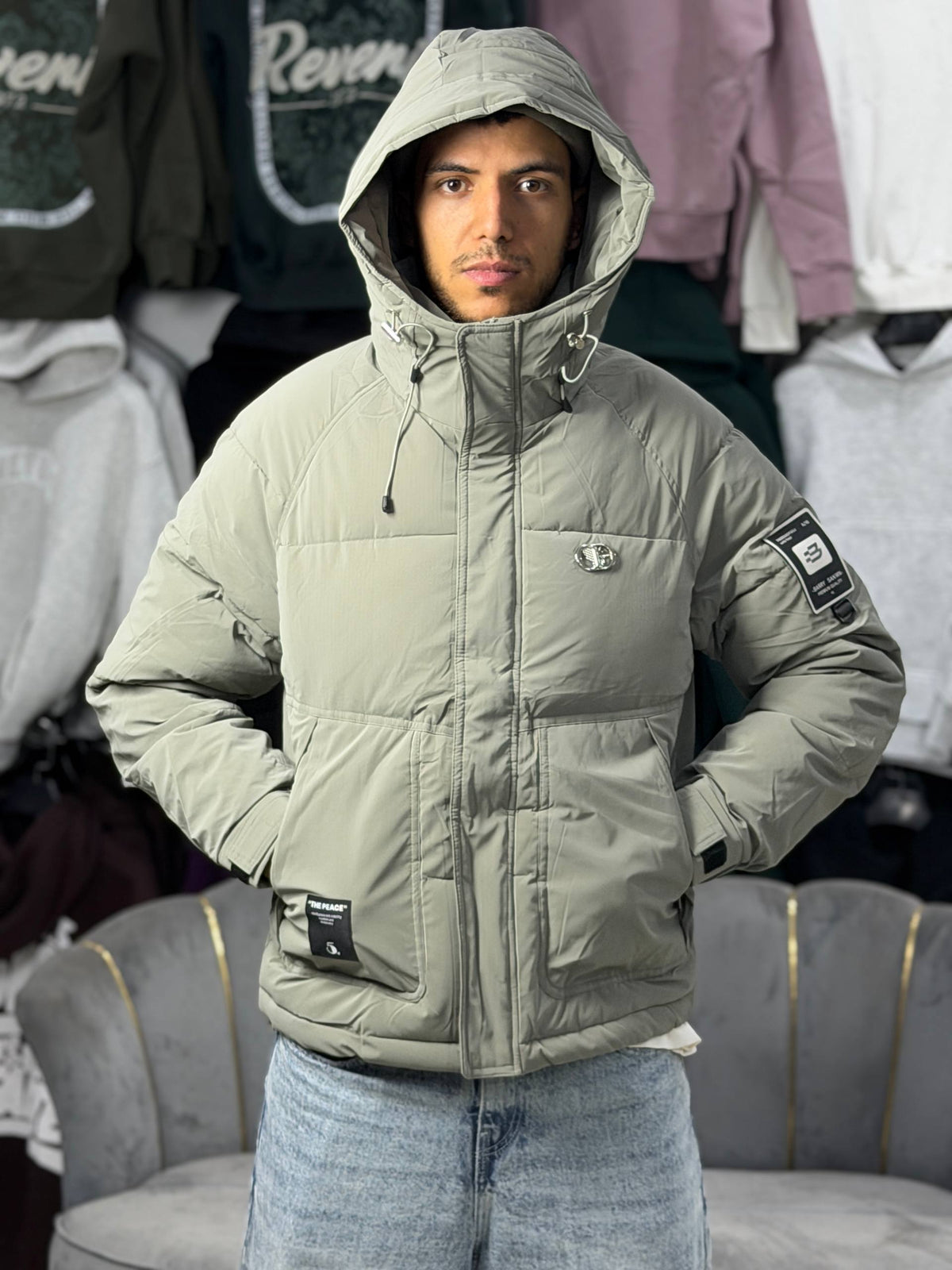 PUFFER JACKET VHSK10 - OLIVE