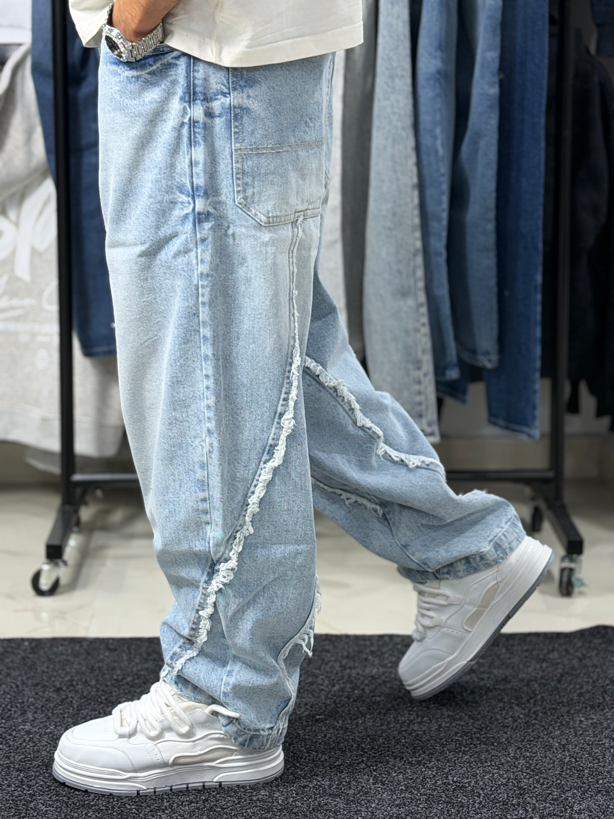 SUPERBAGGY JEANS VMJ23 - SKYBLUE
