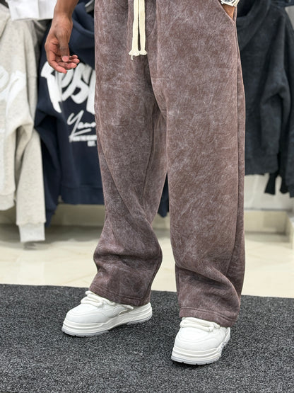 DELAVE BAGGY CTT PANT - BROWN