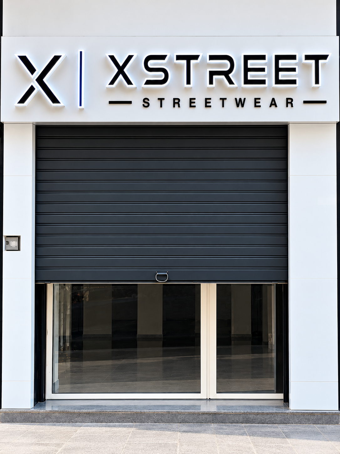 Façade de la boutique Xstreet Streetwear à Maarif, Casablanca