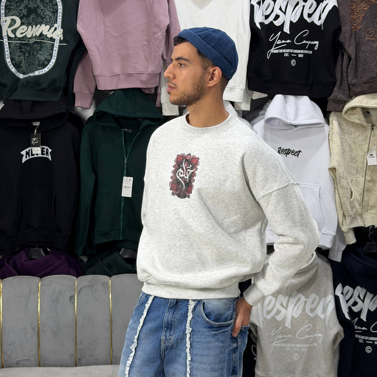 7OLM — SWEATSHIRT GRAY