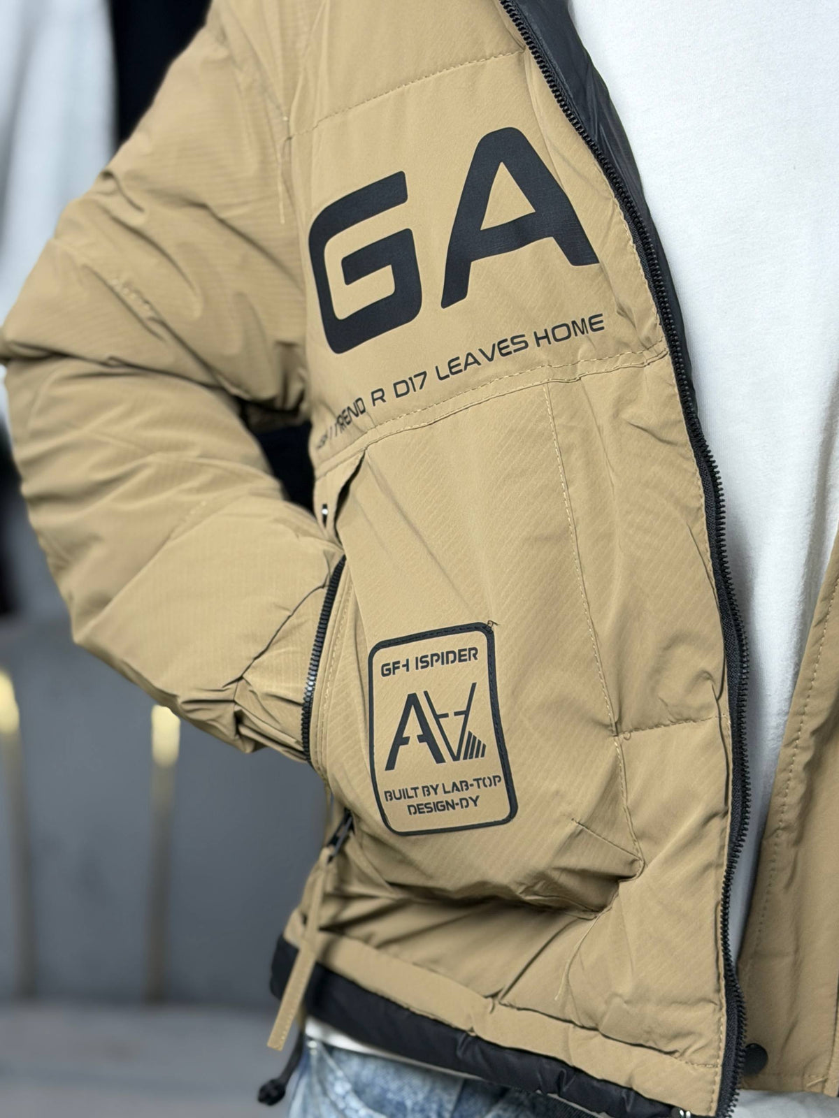 PUFFER GAER LPG - BROWN