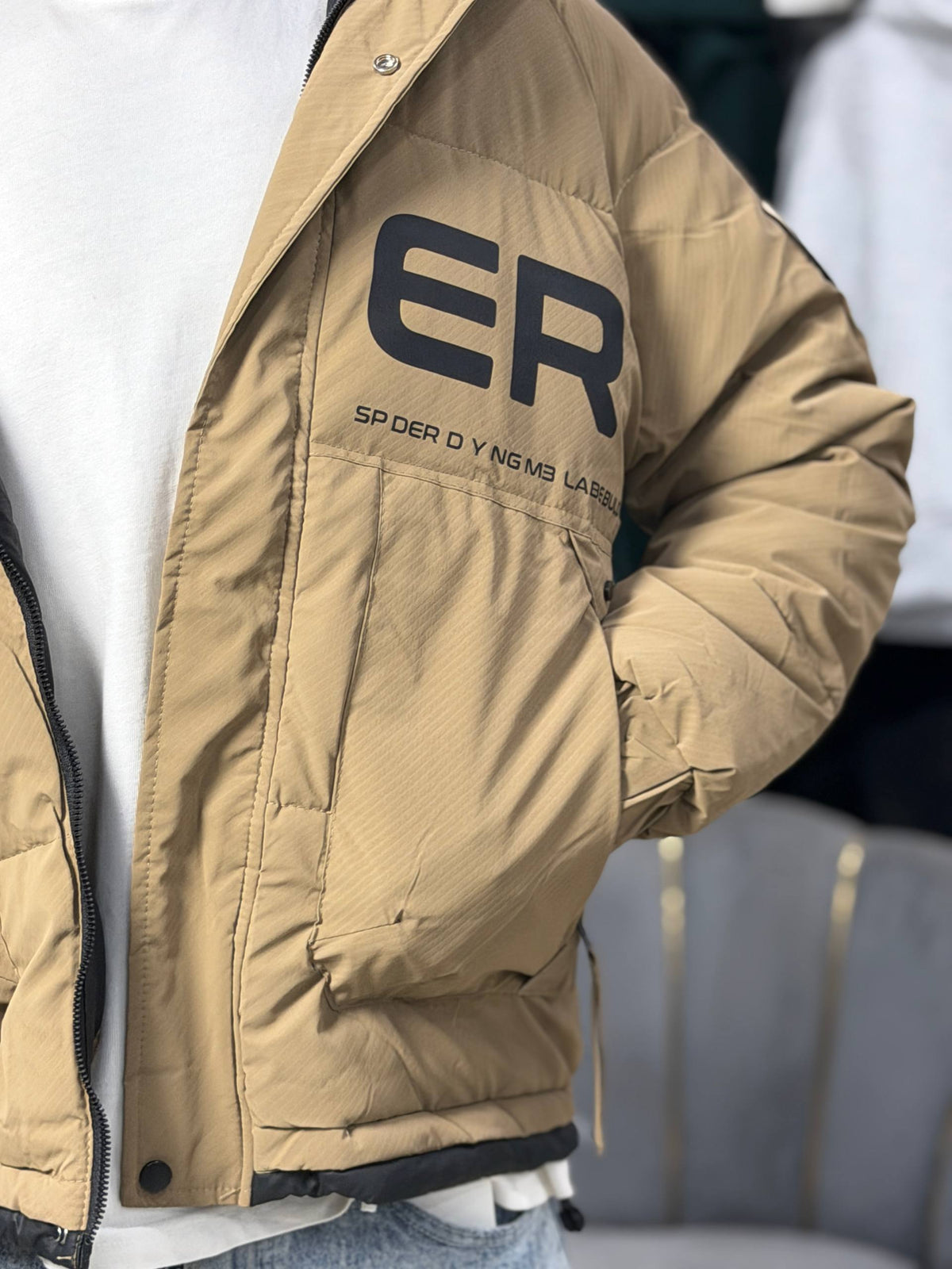 PUFFER GAER LPG - BROWN