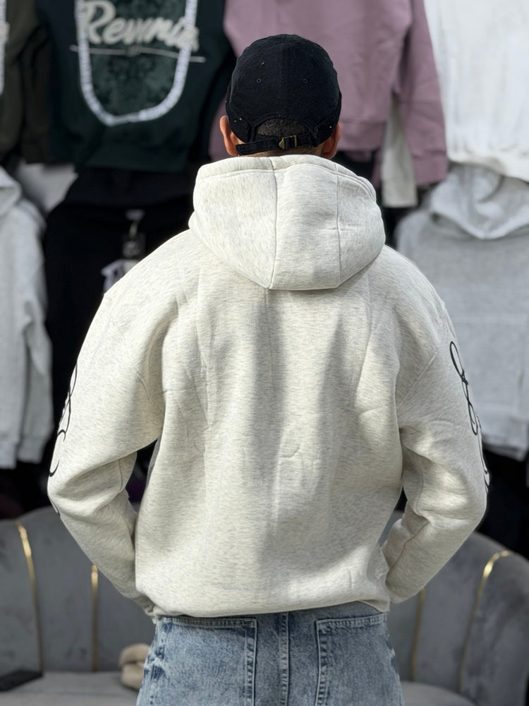 Hoodie Shadow Hands Grey