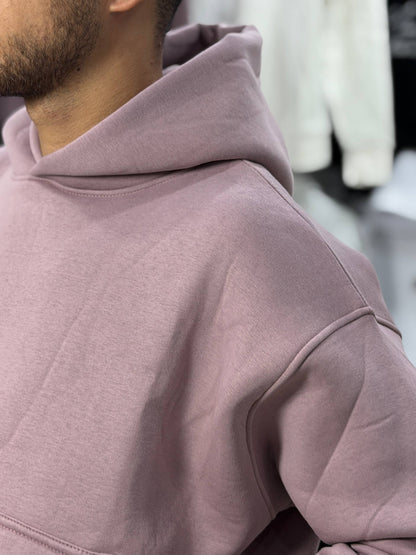 OVERSIZED BASIC HOODIE – PINK