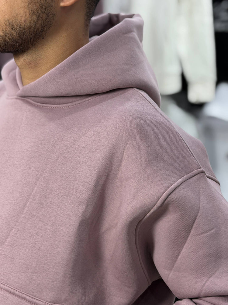 OVERSIZED BASIC HOODIE – PINK