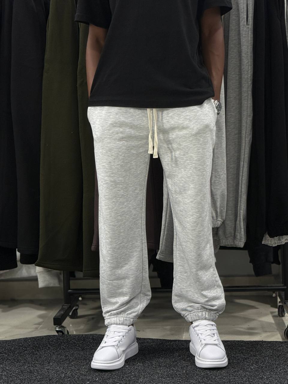 Oversized Sample Jogger - GRAY