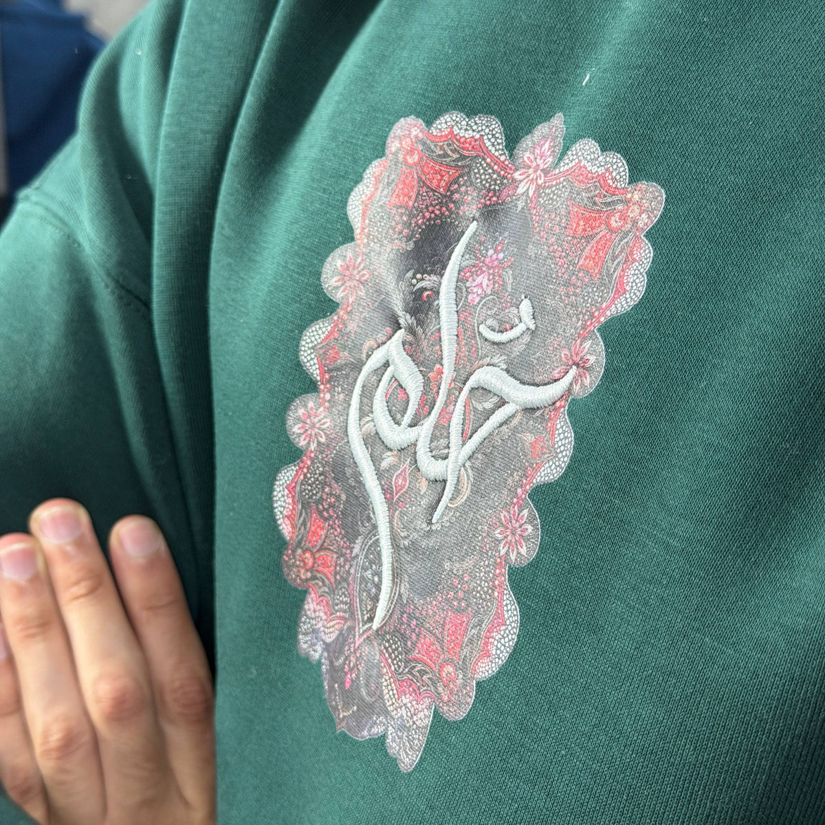 7OLM — SWEATSHIRT GREEN
