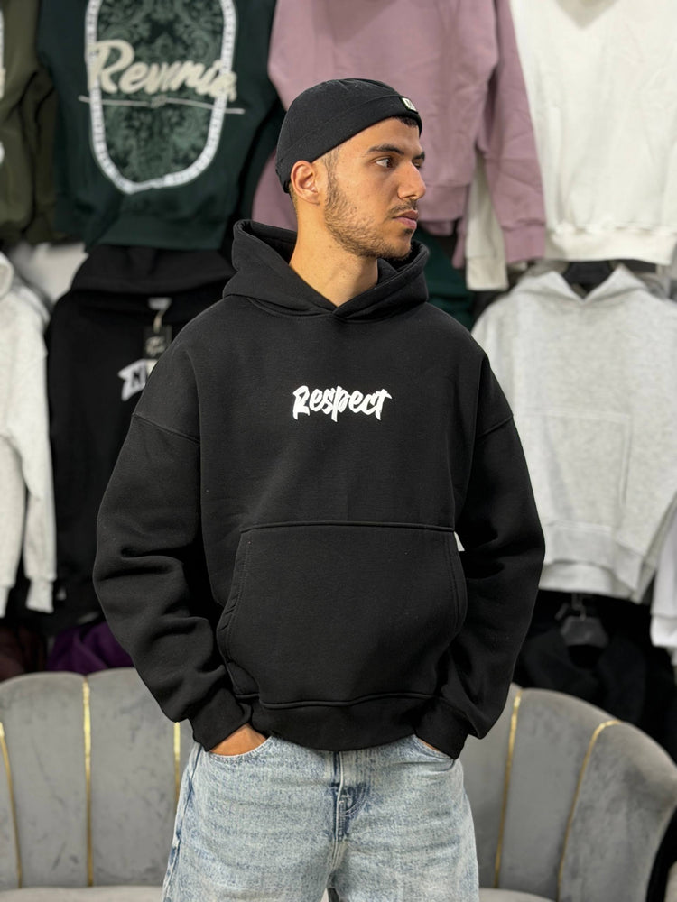 HOODIE RESPECT - BLACK