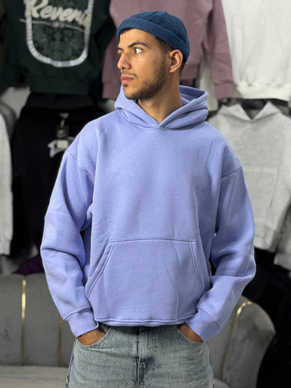 OVERSIZED BASIC HOODIE – PURPLE