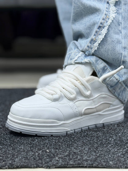 BERSHKA BASKETS WHITE SHOES