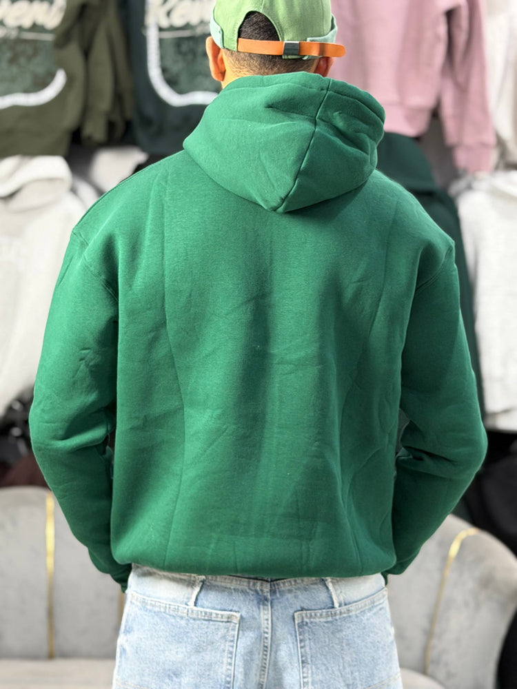 OVERSIZED BASIC HOODIE – GREEN