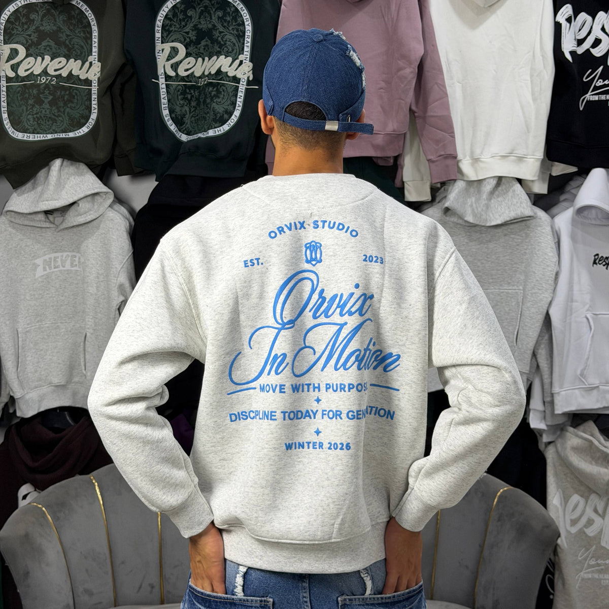 SWEATSHIRT ORVIX - WHITE