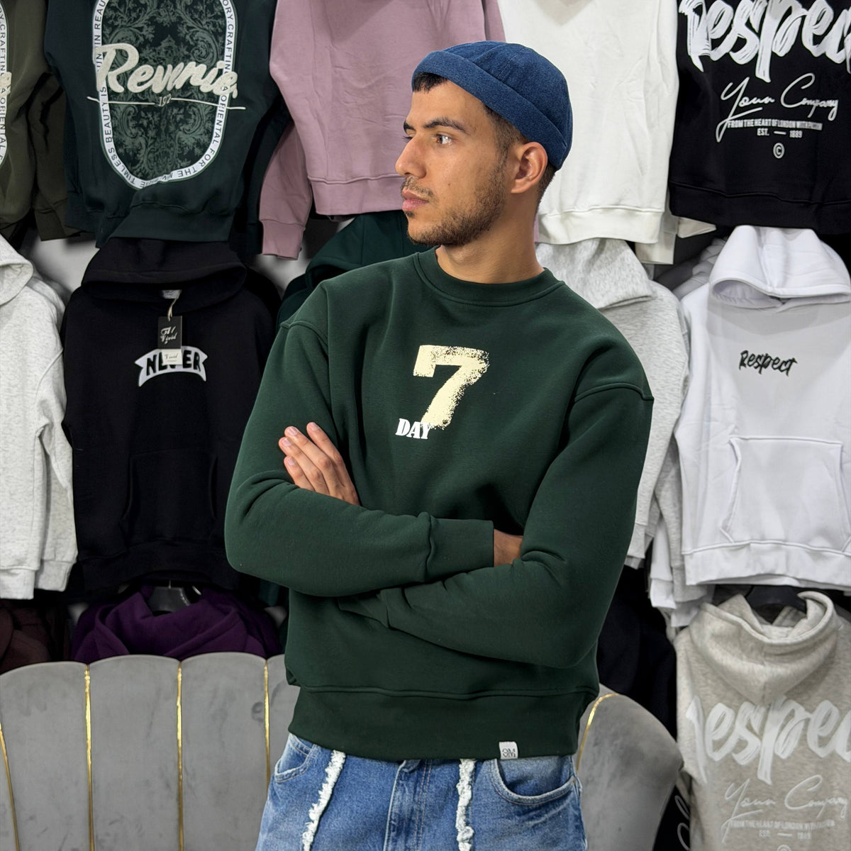 sweatshirt 7DAY GREEN