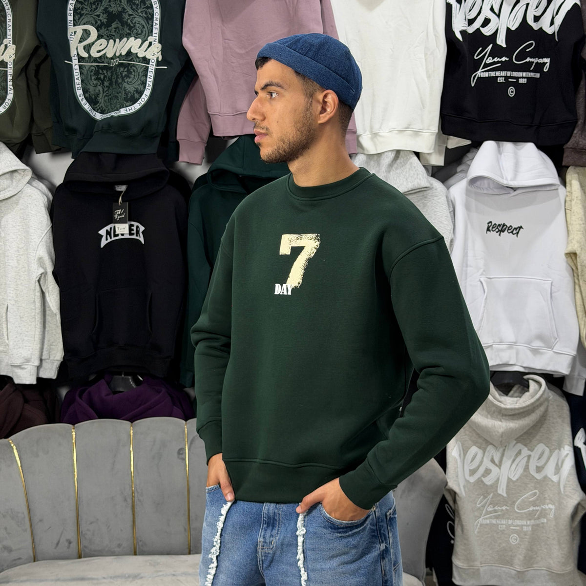 sweatshirt 7DAY GREEN