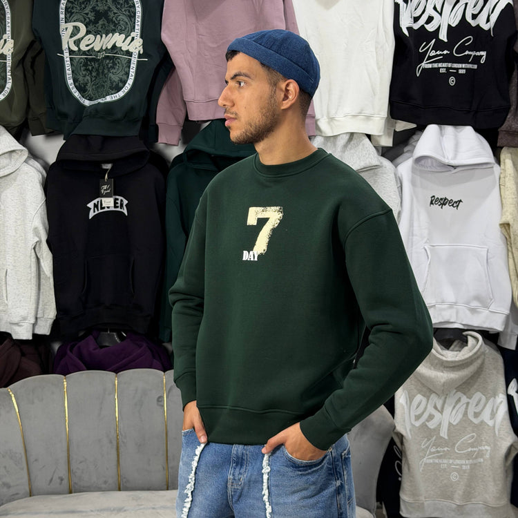 sweatshirt 7DAY GREEN