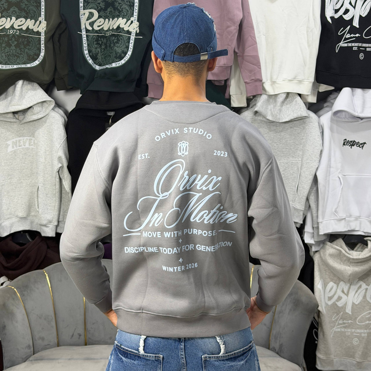 SWEATSHIRT ORVIX - GREY