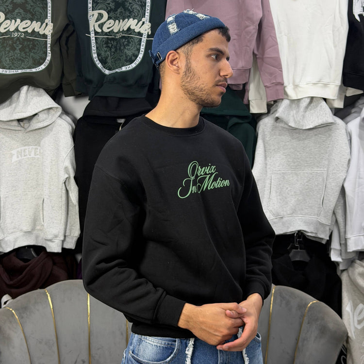 SWEATSHIRT ORVIX - BLACK
