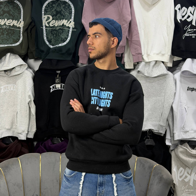 sweatshirt never sleep black