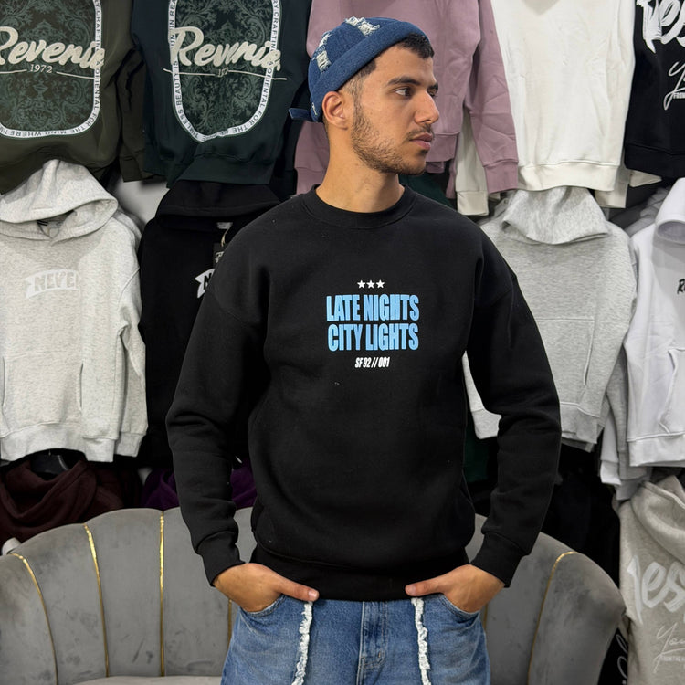 sweatshirt never sleep black
