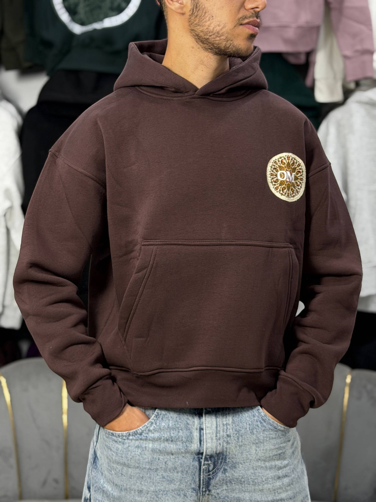 HOODIES OM - BROWN