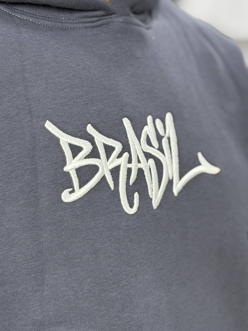 HOODIE OVERSIZED BRASIL - GRAY