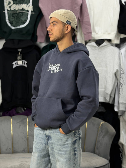 Hoodie oversized brasil GRAY