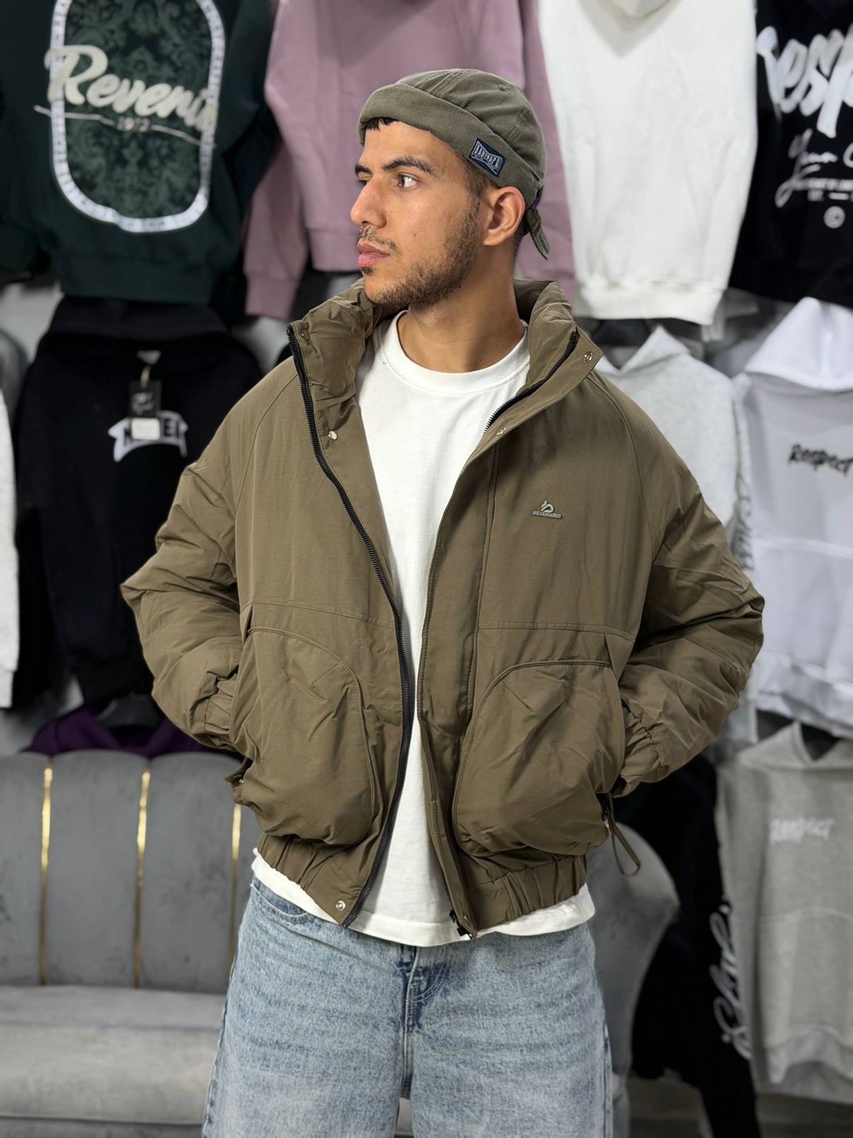 BOMBER ORIGINAL BEISHANJI - OLIVE