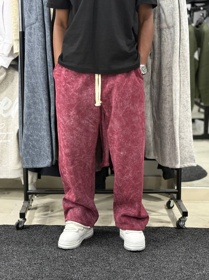 DELAVE BAGGY CTT PANT - RED