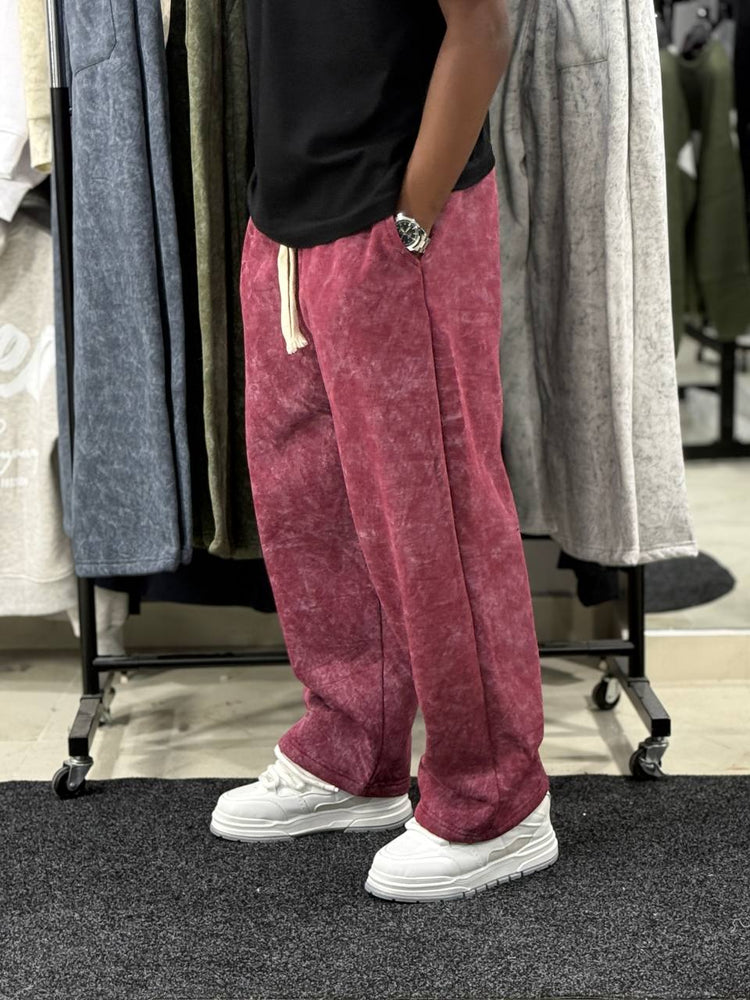 DELAVE BAGGY CTT PANT - RED