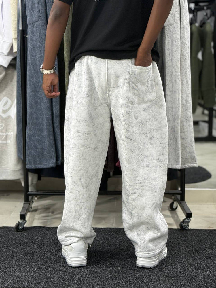 DELAVE BAGGY CTT PANT - WHITE