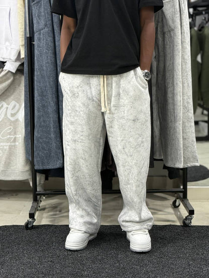 DELAVE BAGGY CTT PANT - WHITE