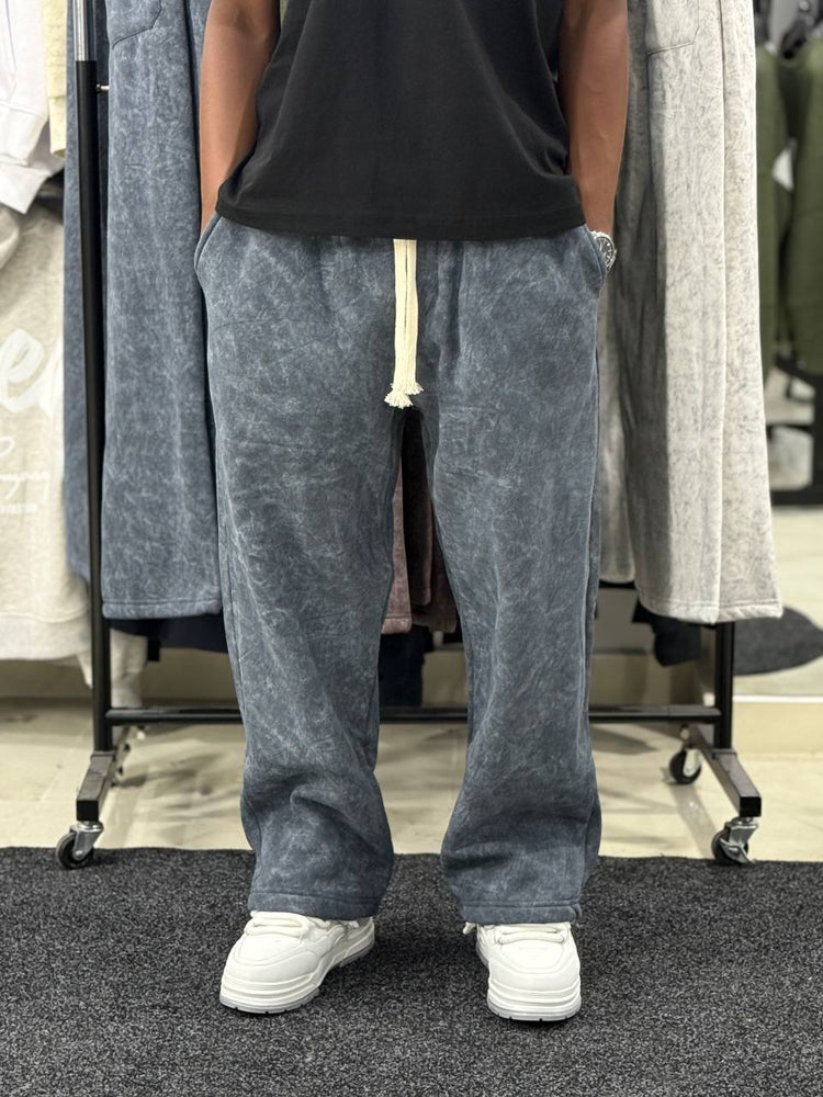 DELAVE BAGGY CTT PANT - GRAY