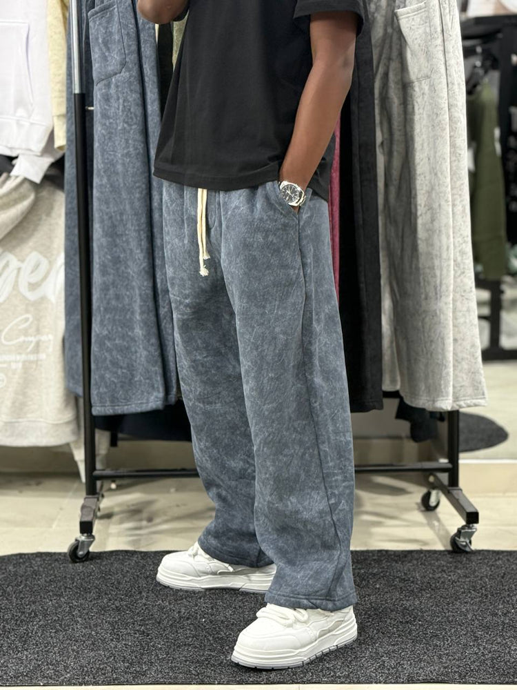 DELAVE BAGGY CTT PANT - GRAY