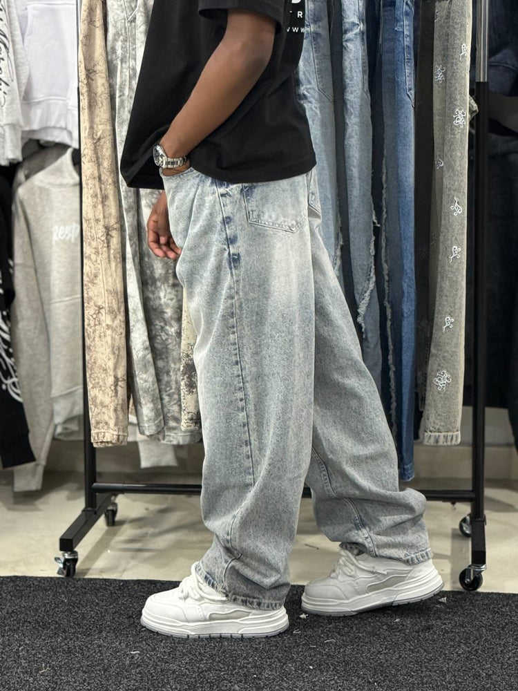 BAGGY JEANS SIMPLE VMJ10  - DIRTY BLUE