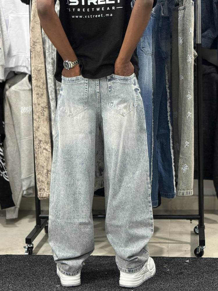 BAGGY JEANS SIMPLE VMJ10  - DIRTY BLUE