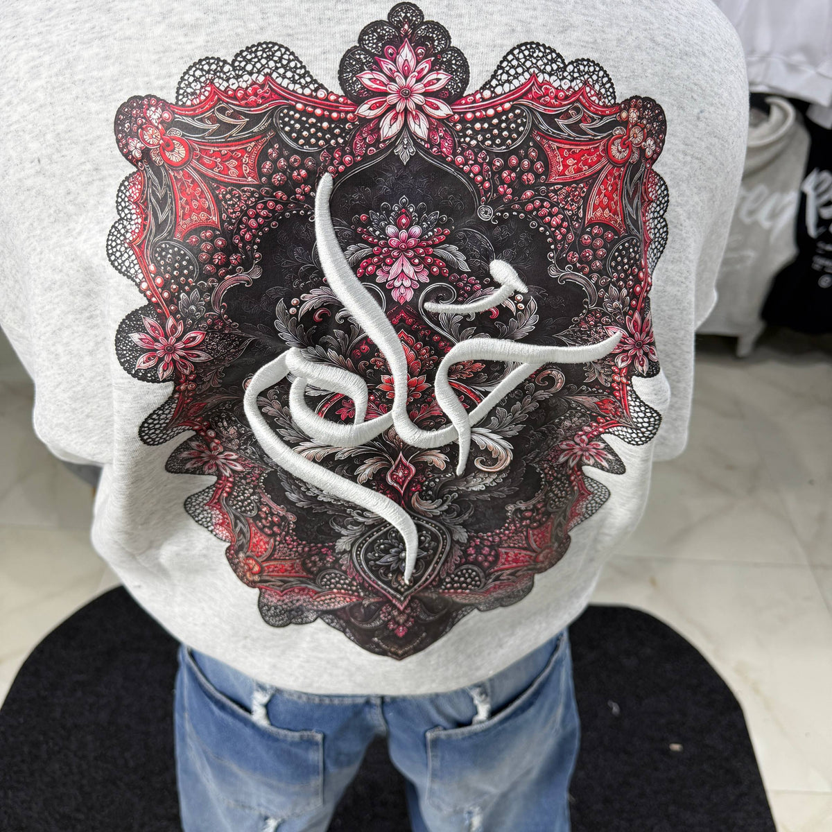 7OLM — SWEATSHIRT GRAY