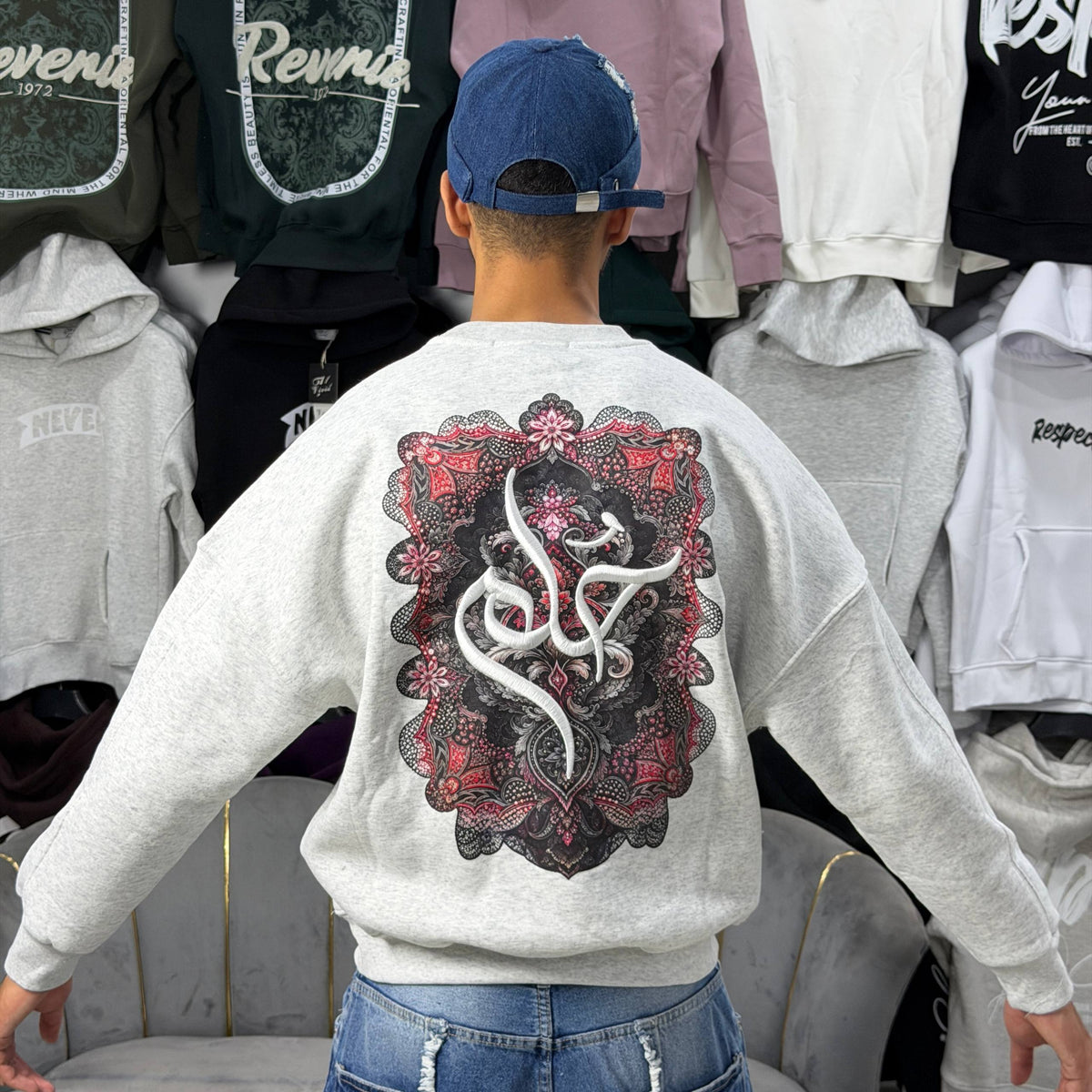 7OLM — SWEATSHIRT GRAY