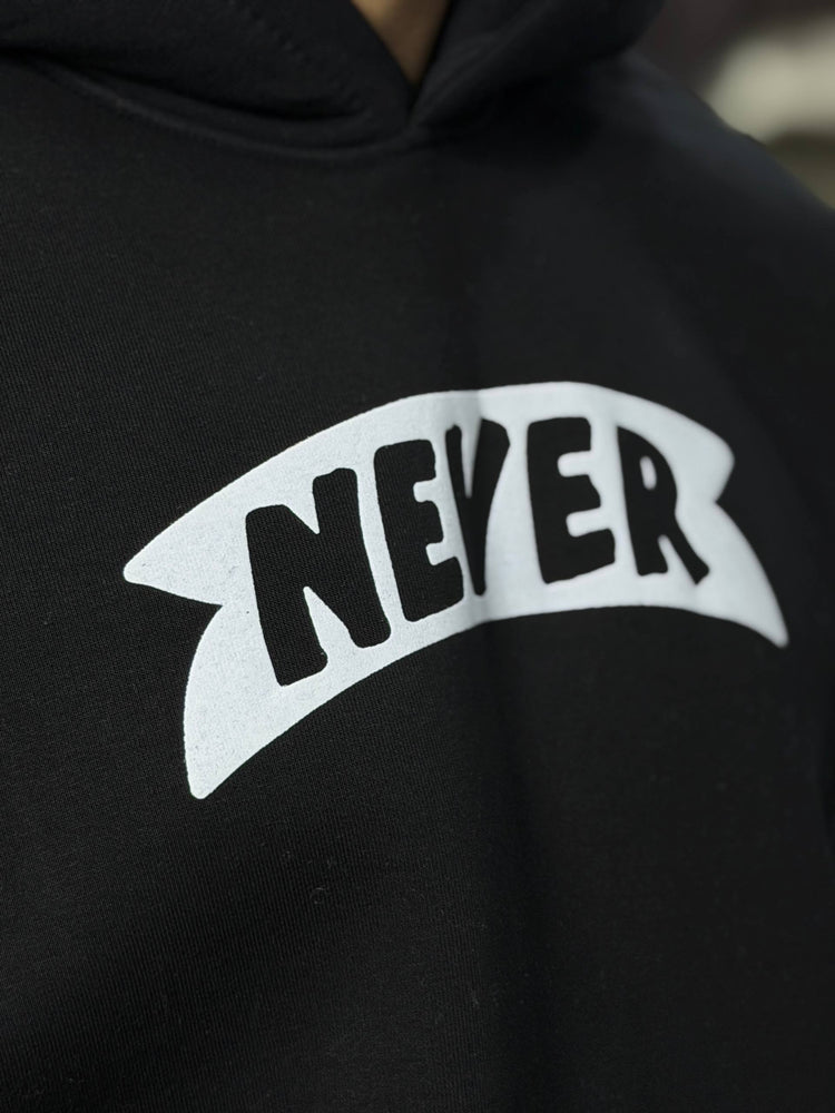 HOODIE NEVER SCP - BLACK