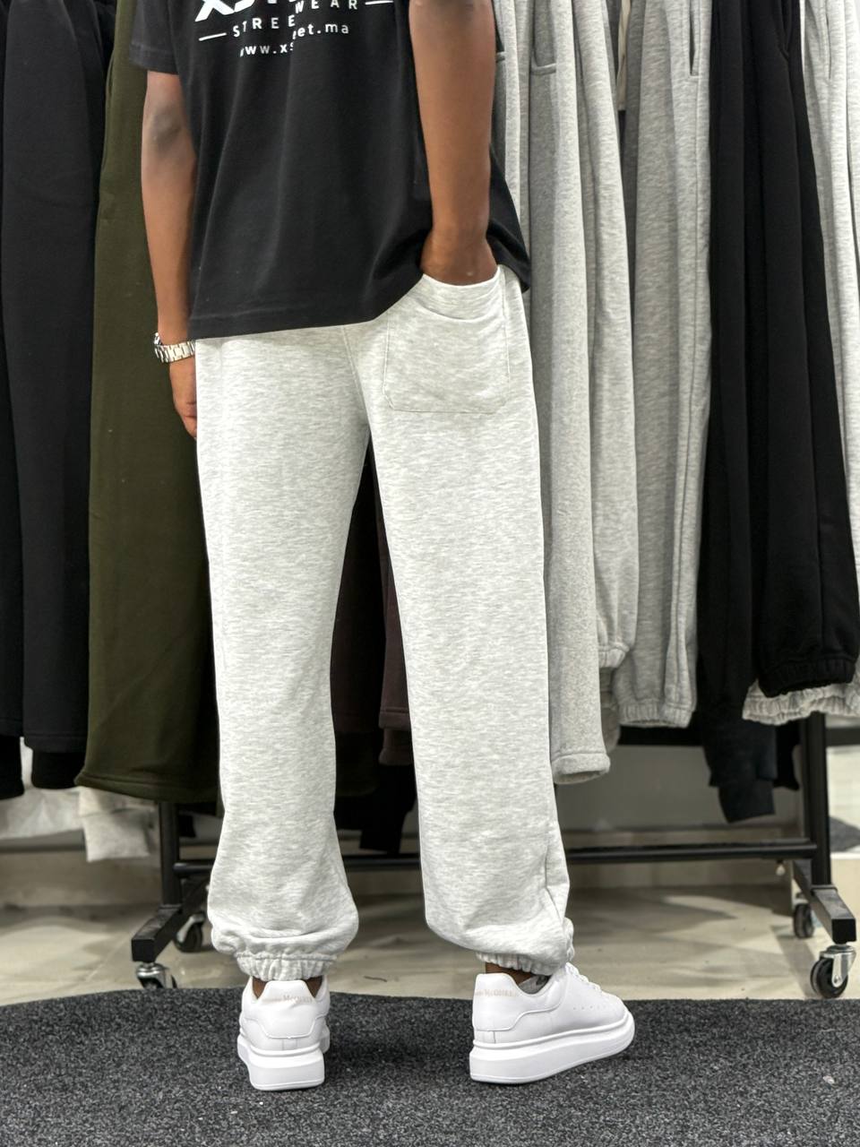Oversized Sample Jogger - GRAY